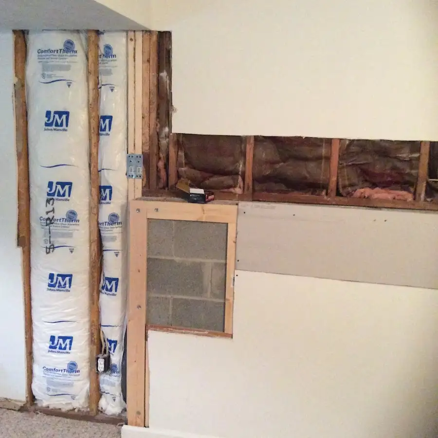 Wall insulation replacement during Odor Removal & Deodorization in Kent